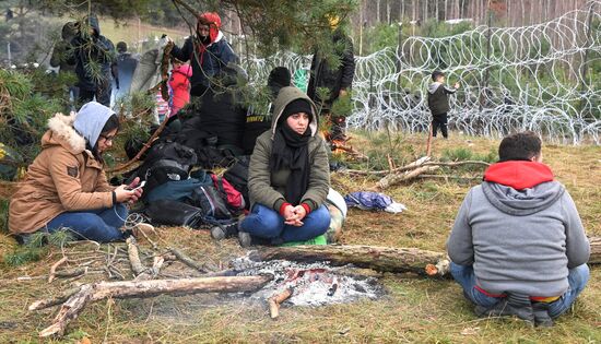 Belarus Poland Border Refugees