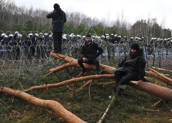 Belarus Poland Border Refugees