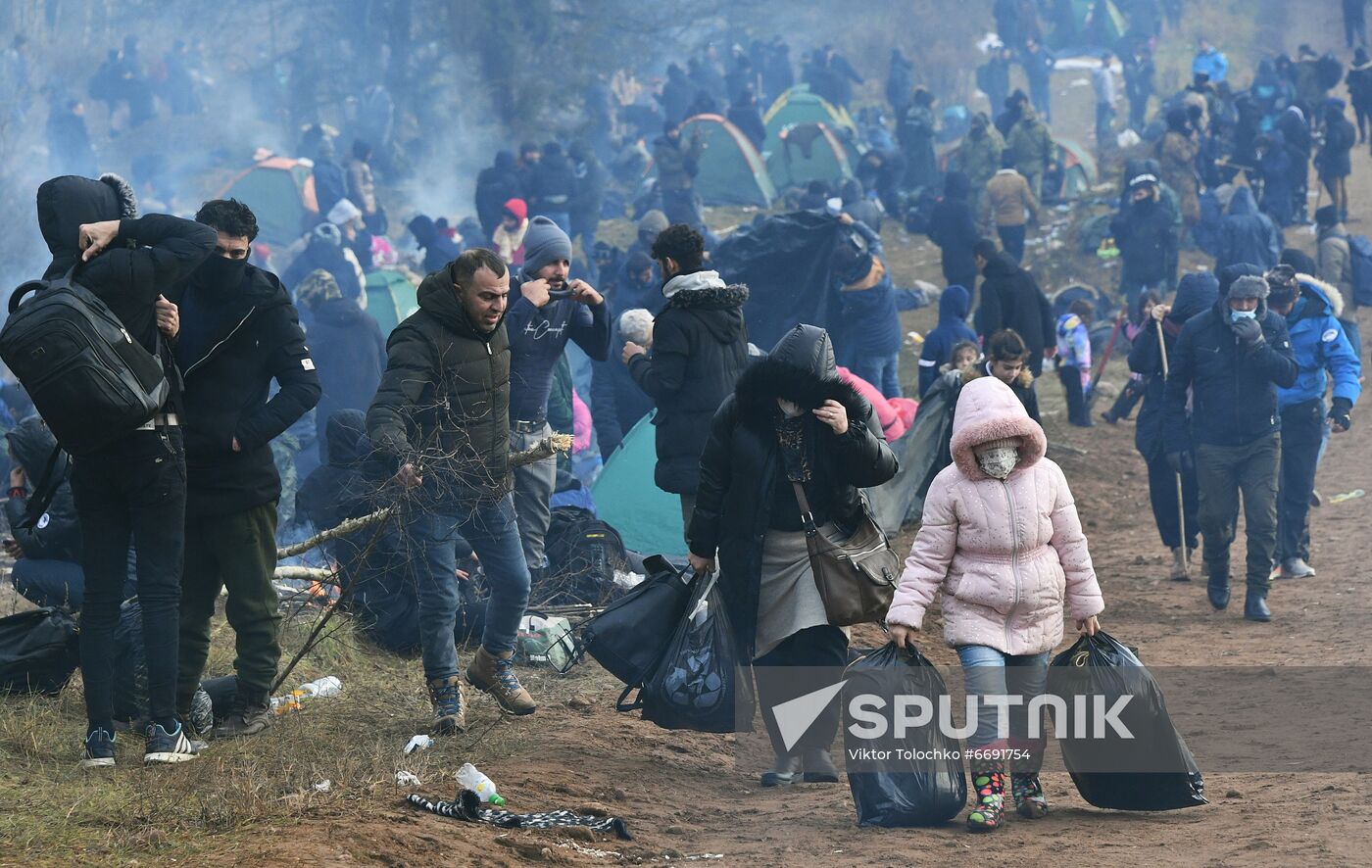 Belarus Poland Border Refugees