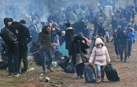 Belarus Poland Border Refugees