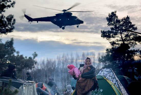 Belarus Poland Border Refugees
