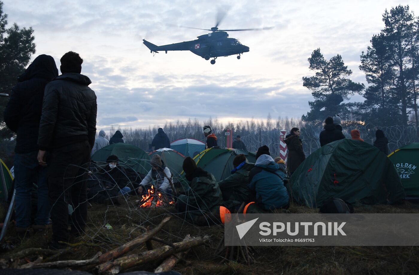 Belarus Poland Border Refugees