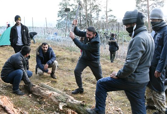 Belarus Poland Border Refugees