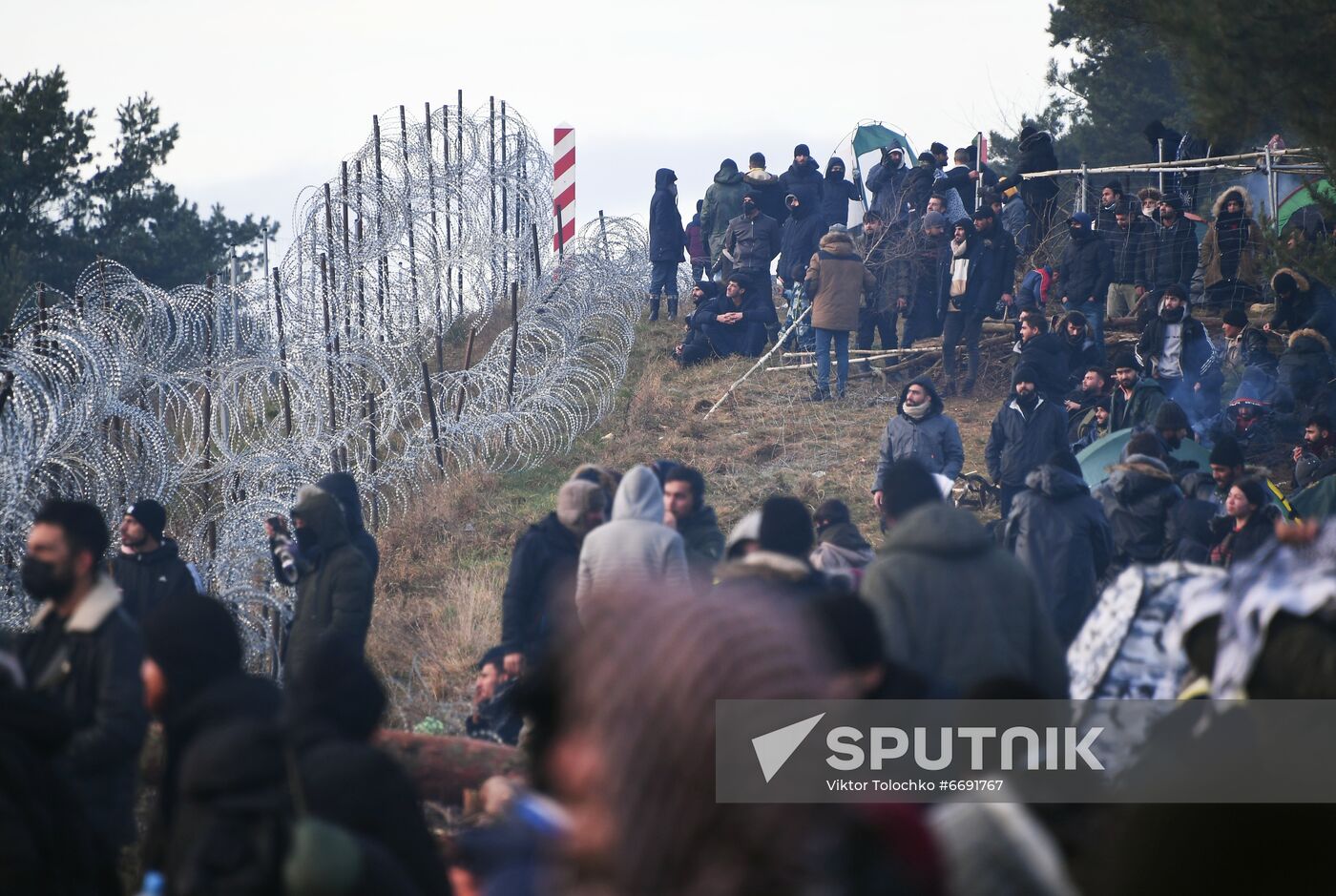 Belarus Poland Border Refugees