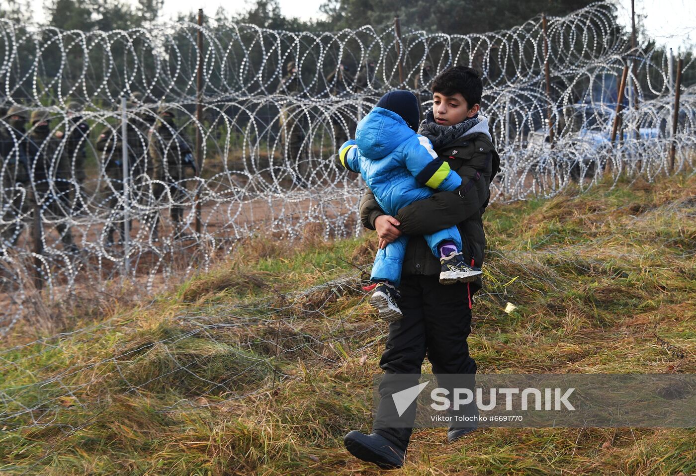 Belarus Poland Border Refugees