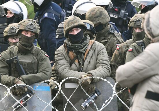 Belarus Poland Border Refugees