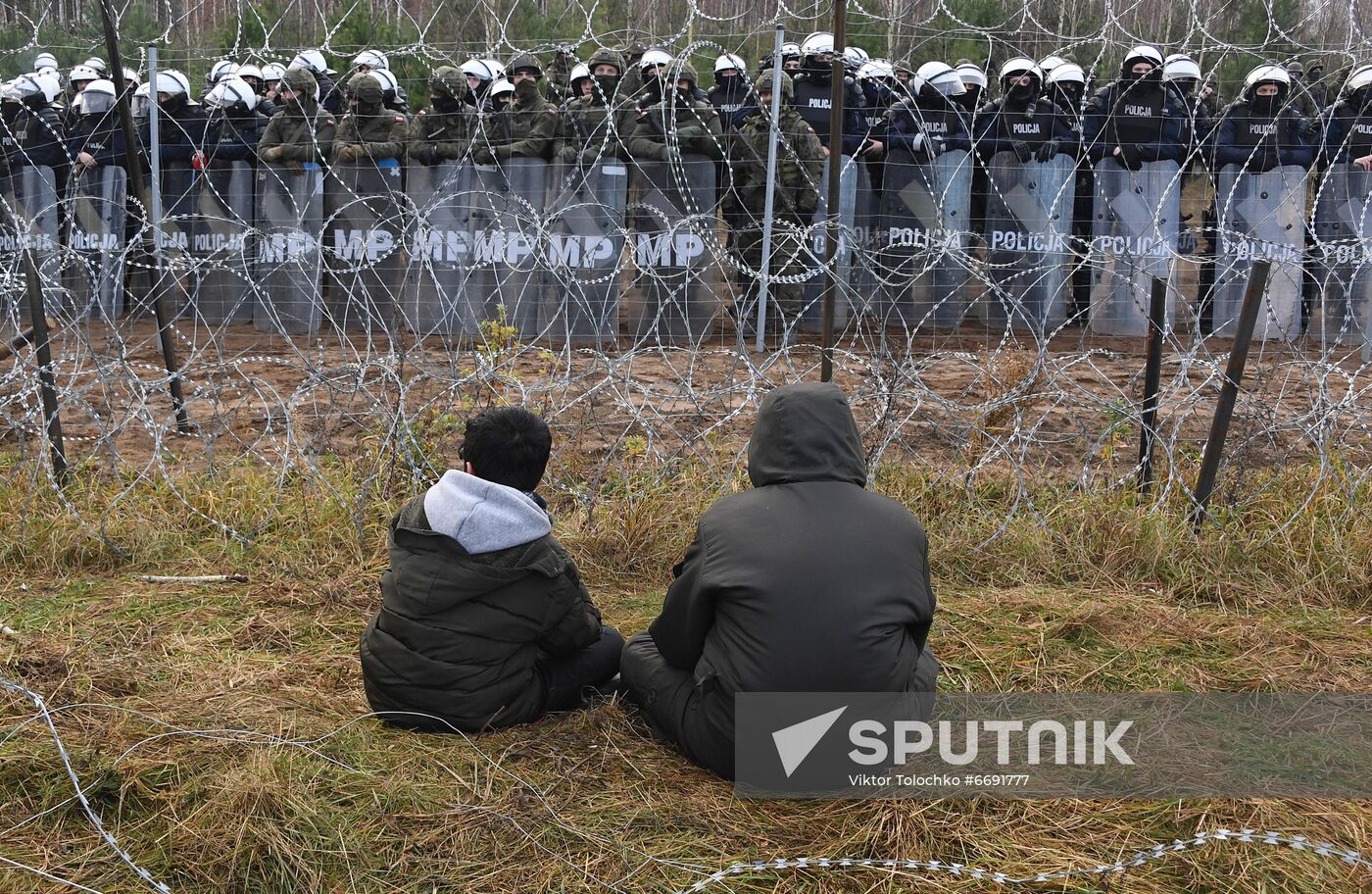 Belarus Poland Border Refugees