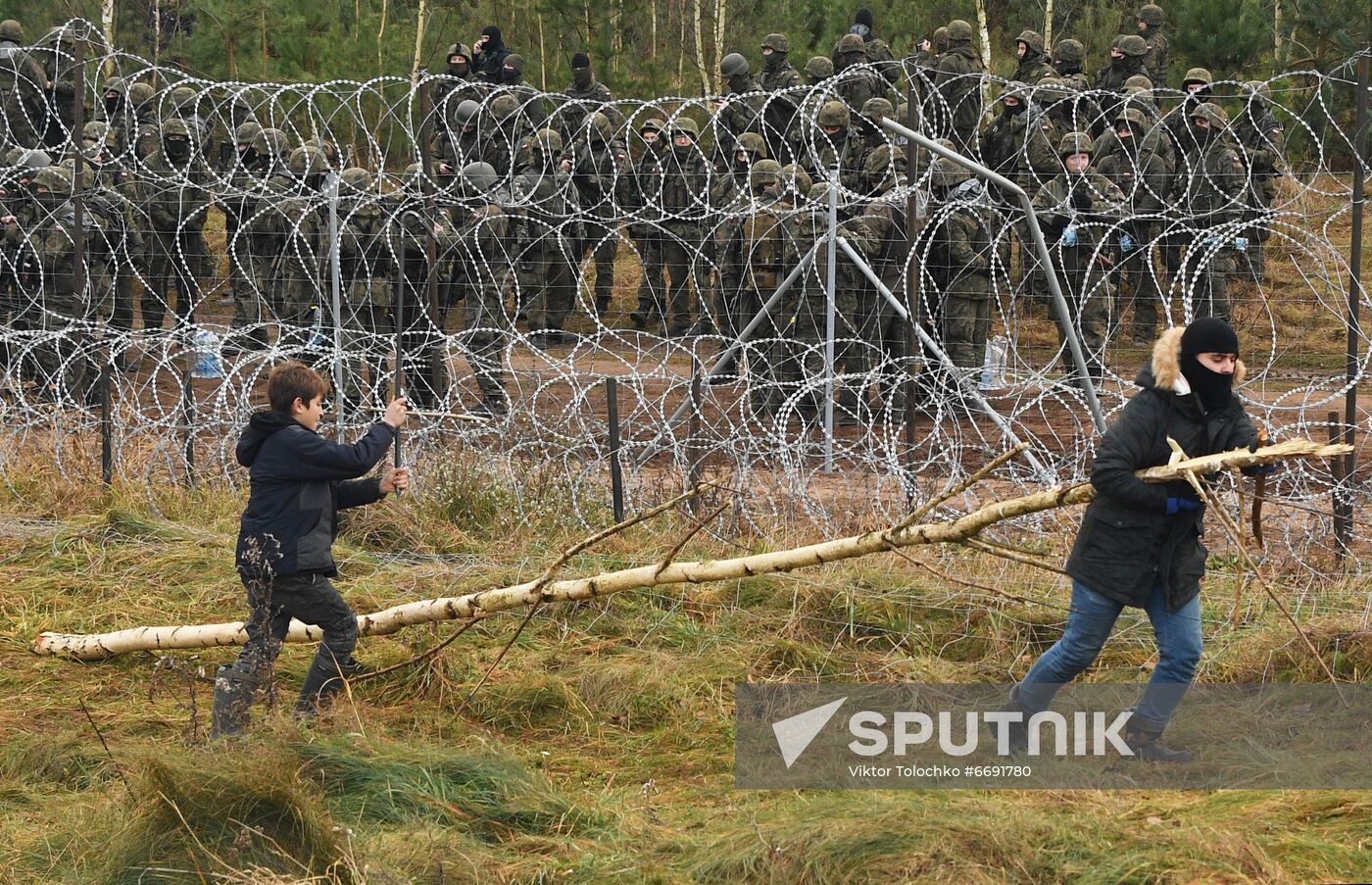 Belarus Poland Border Refugees