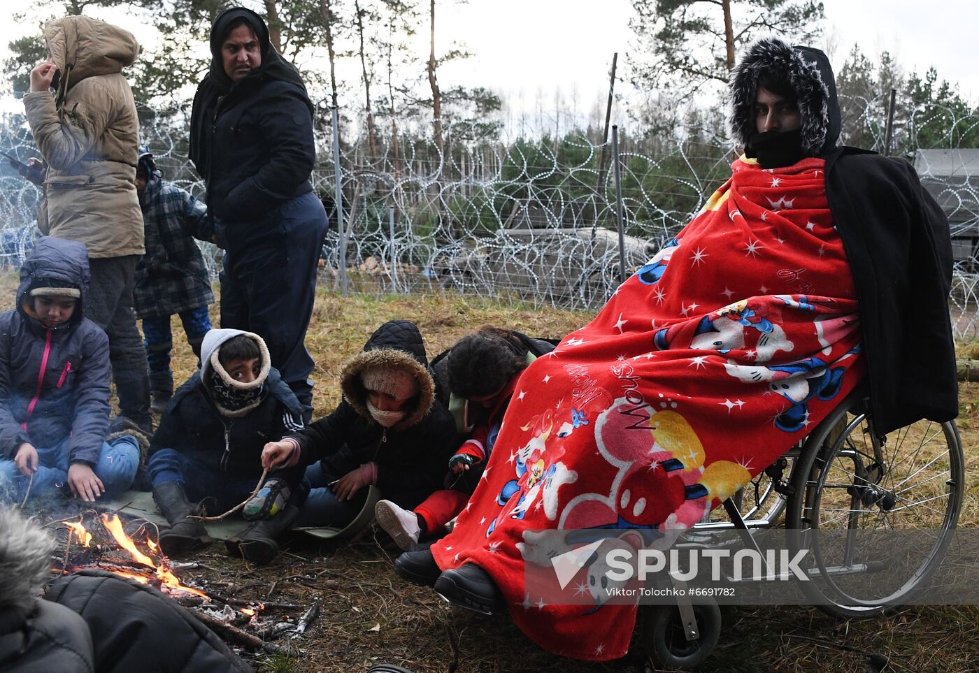 Belarus Poland Border Refugees