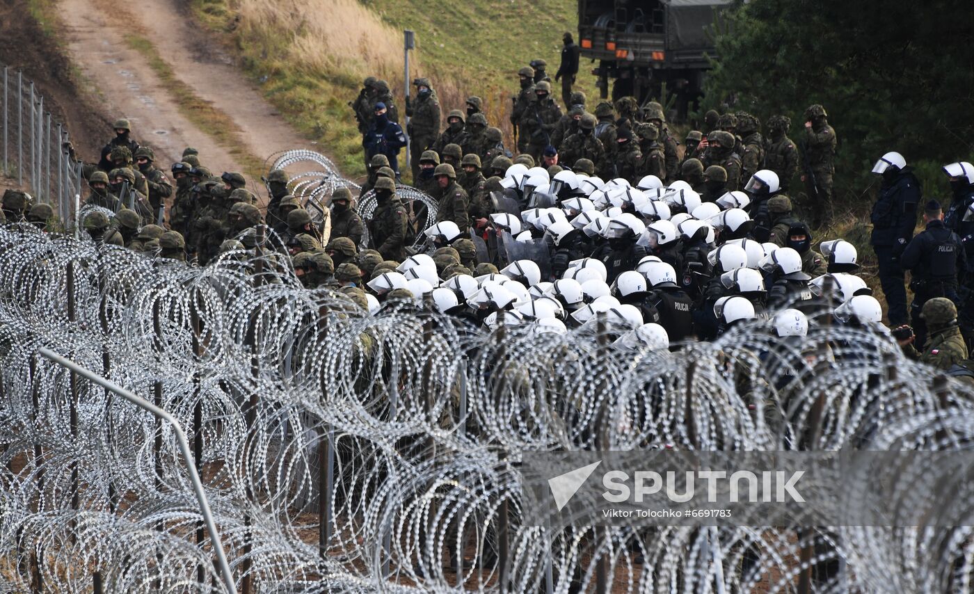 Belarus Poland Border Refugees