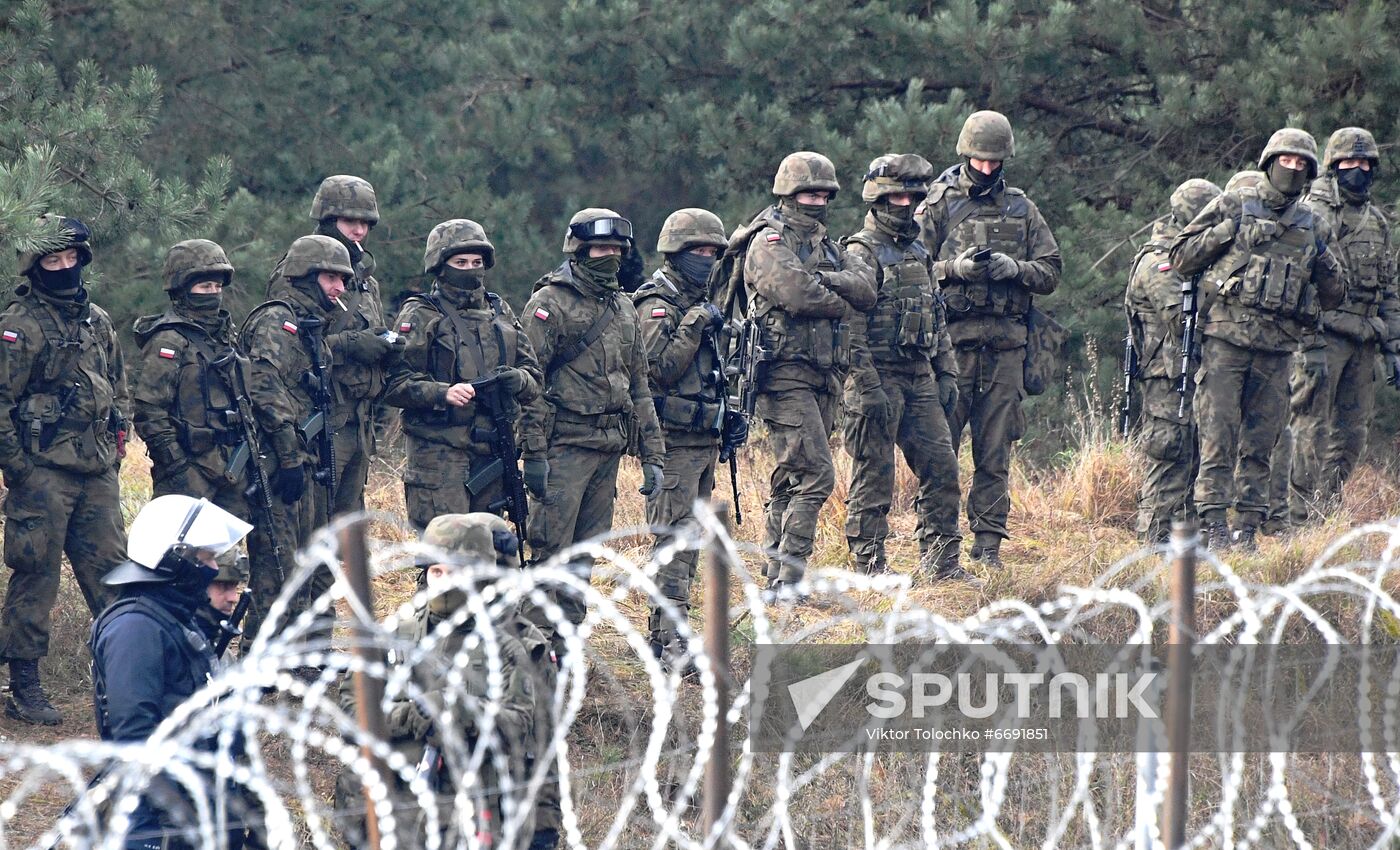 Belarus Poland Border Refugees