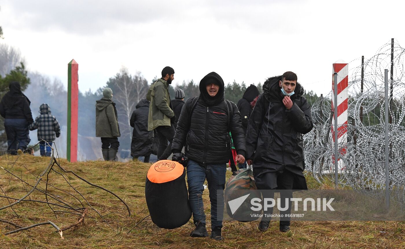 Belarus Poland Border Refugees