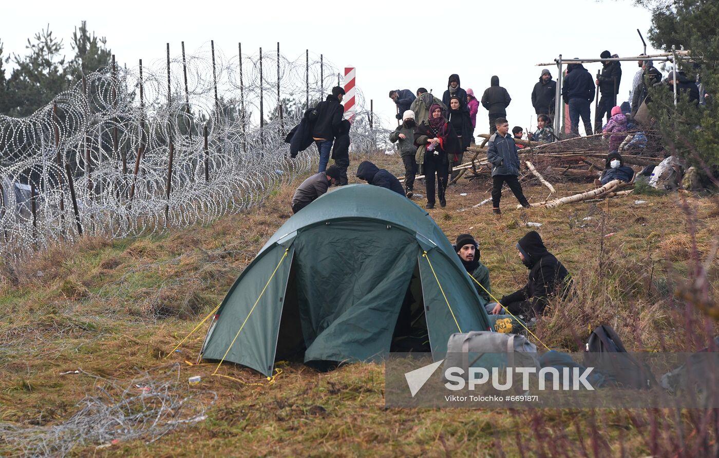 Belarus Poland Border Refugees