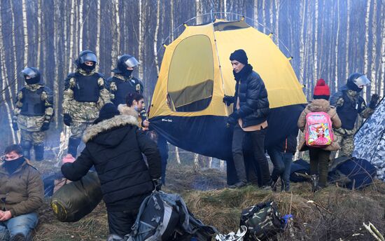 Belarus Poland Border Refugees