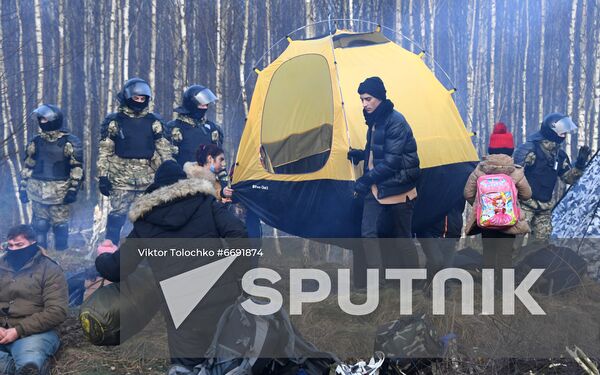 Belarus Poland Border Refugees