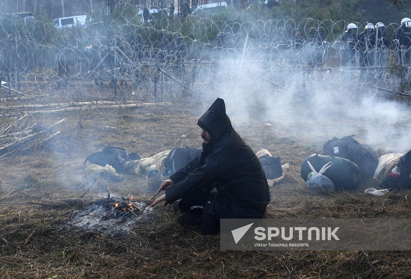 Belarus Poland Border Refugees