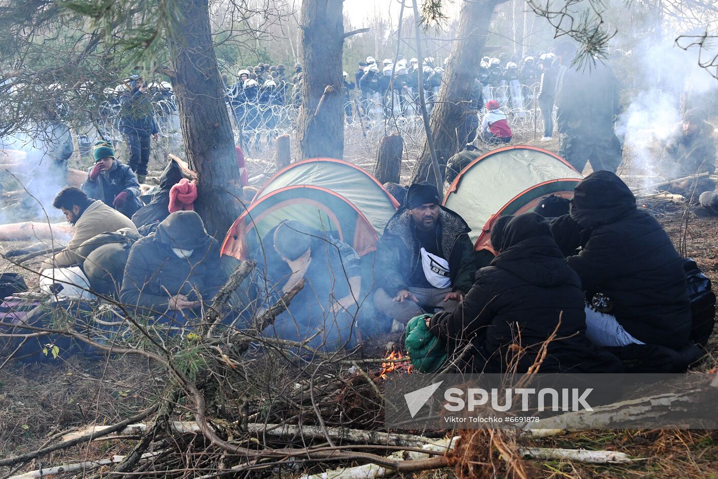 Belarus Poland Border Refugees