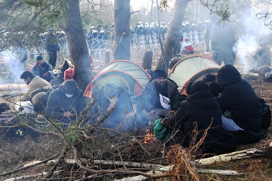 Belarus Poland Border Refugees