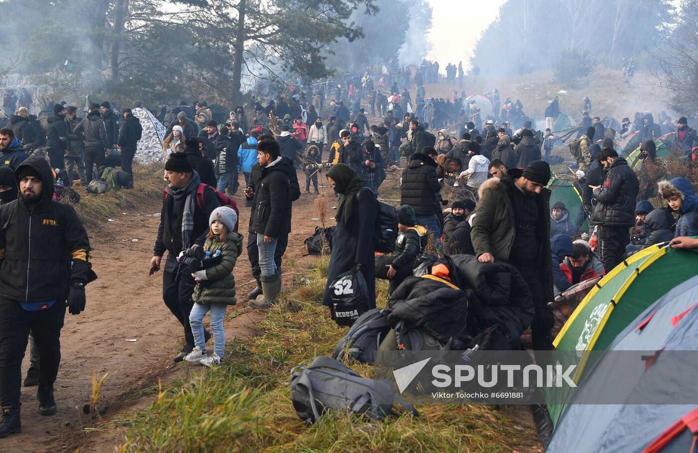 Belarus Poland Border Refugees