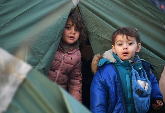 Belarus Poland Border Refugees