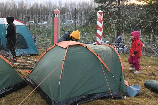 Belarus Poland Border Refugees