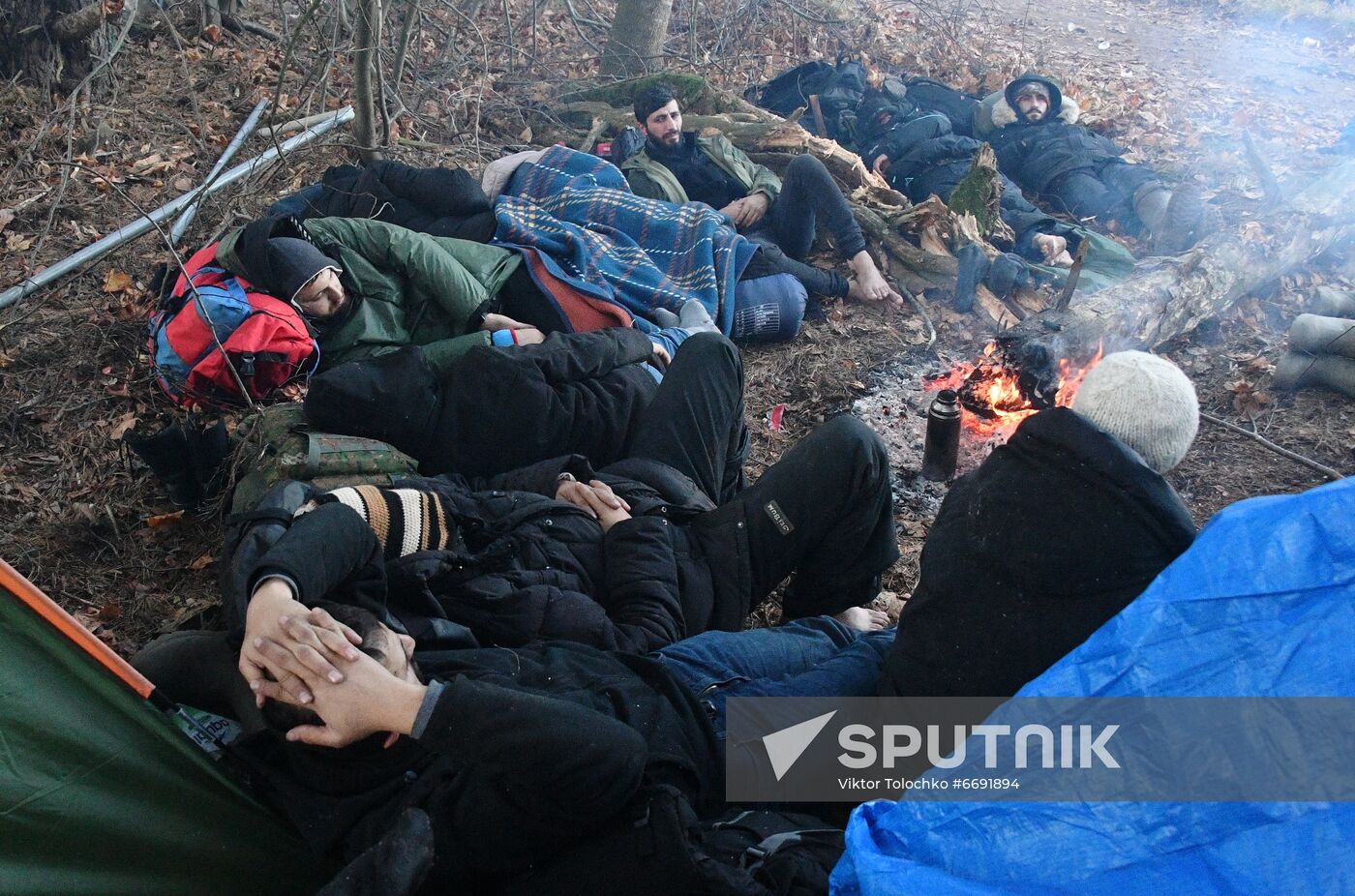 Belarus Poland Border Refugees