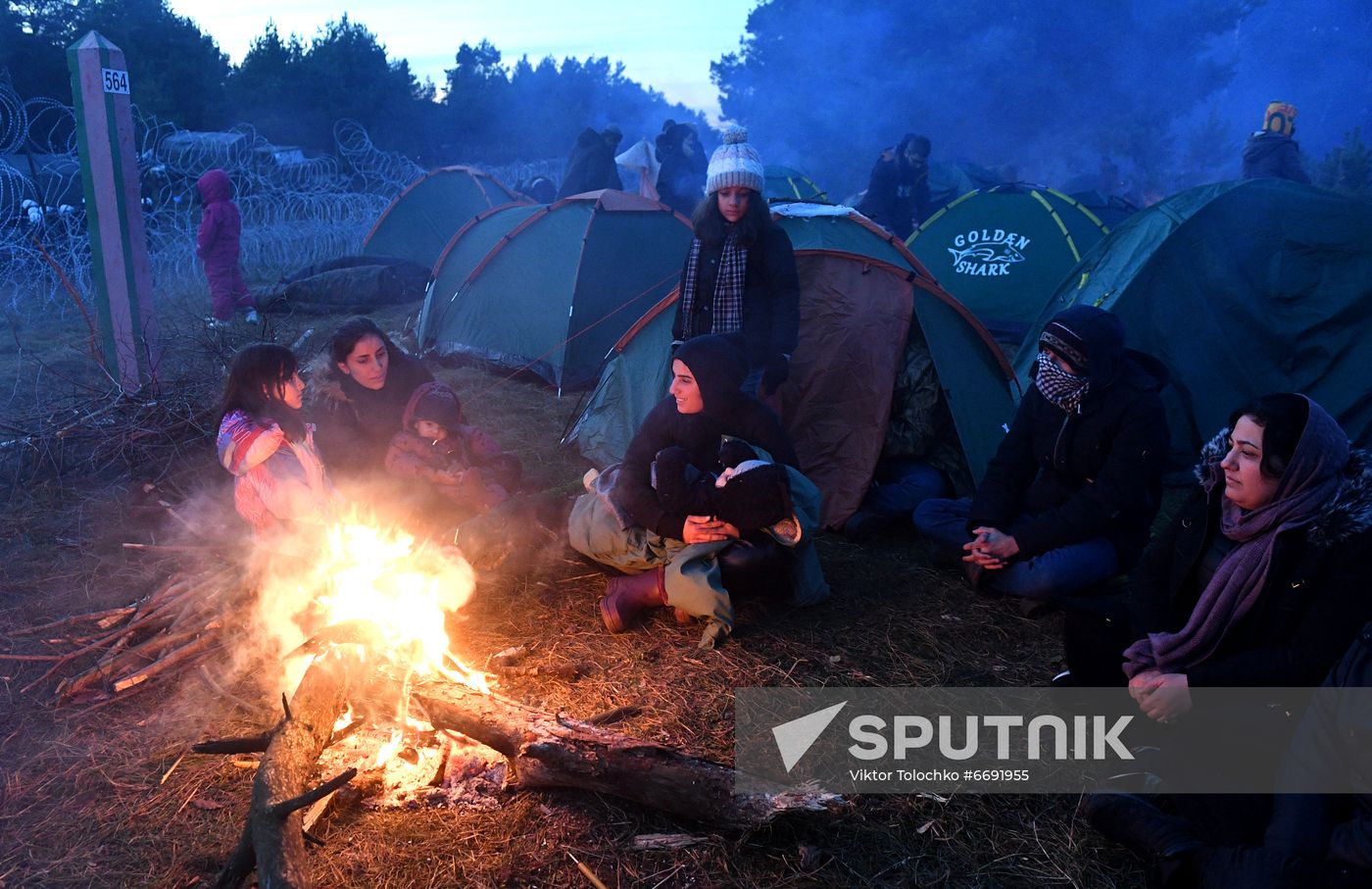 Belarus Poland Border Refugees