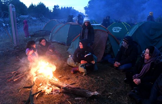 Belarus Poland Border Refugees