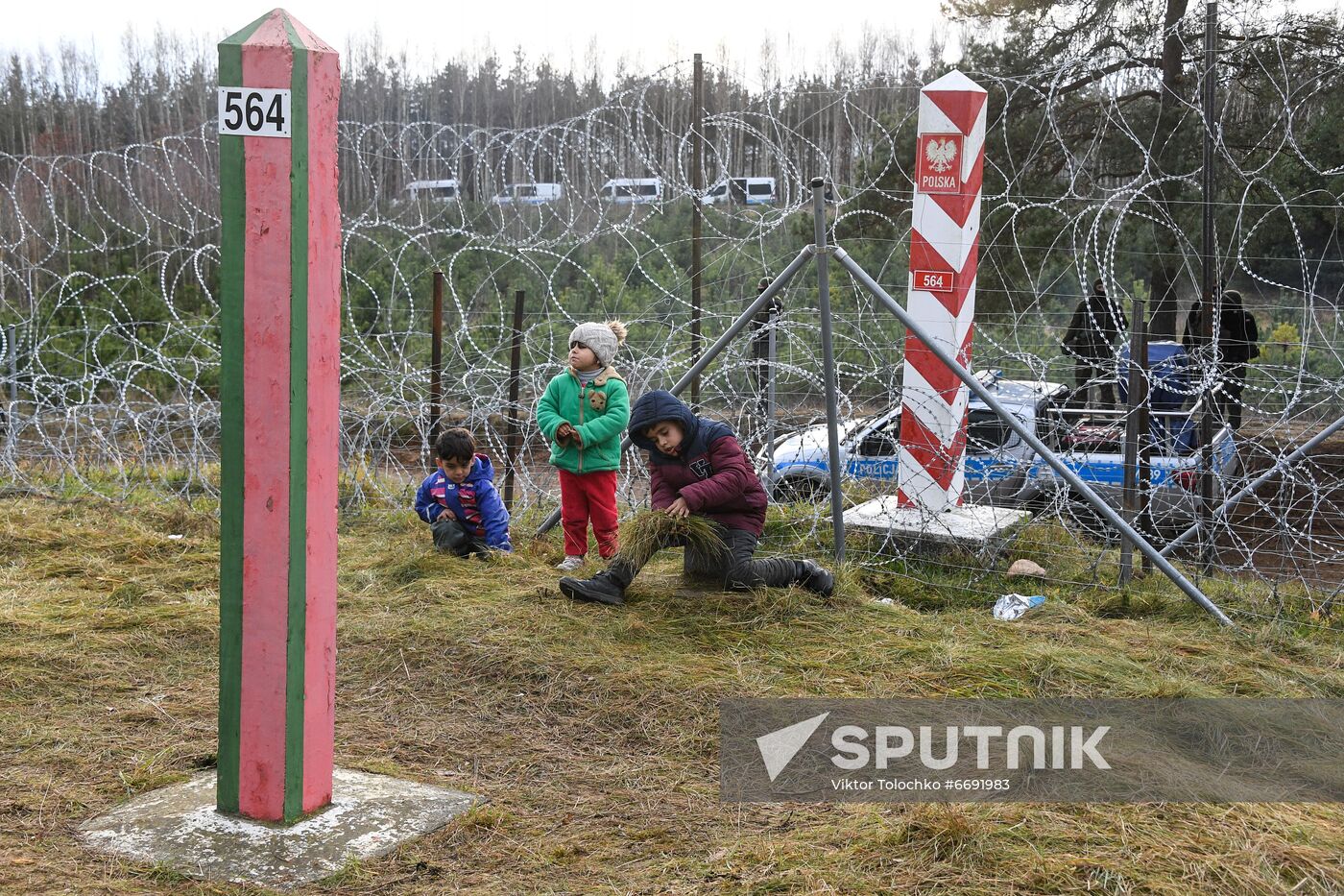 Belarus Poland Border Refugees