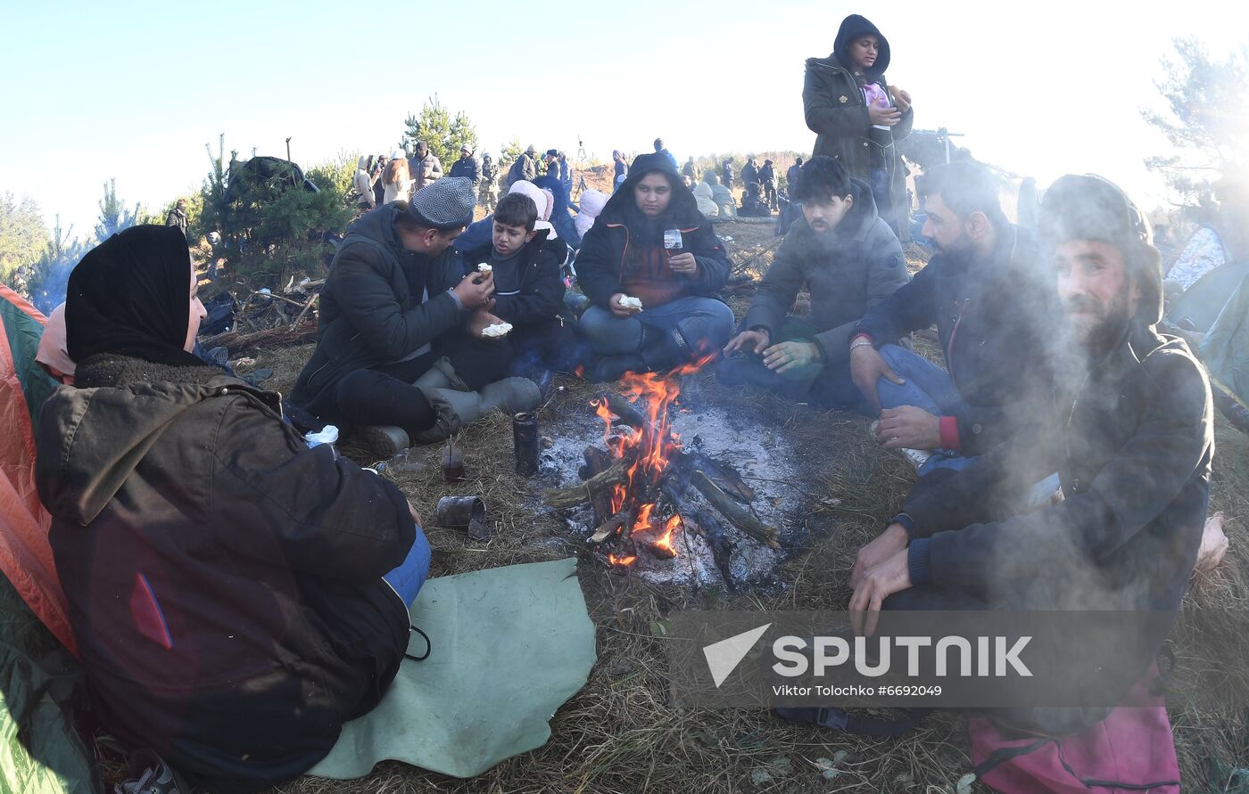 Belarus Poland Border Refugees