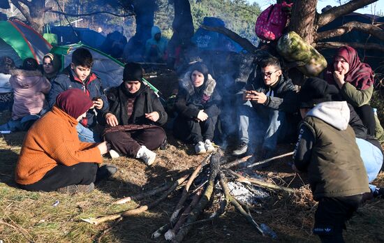 Belarus Poland Border Refugees