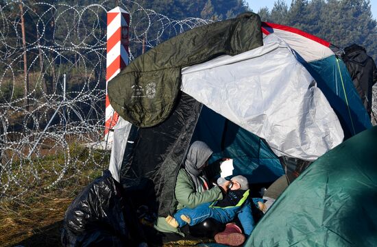 Belarus Poland Border Refugees