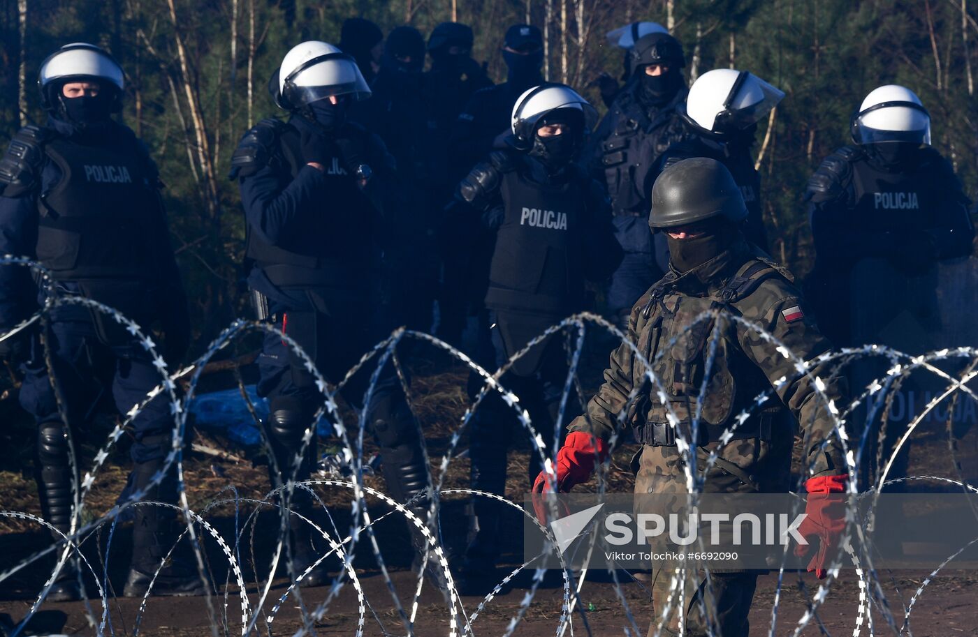 Belarus Poland Border Refugees