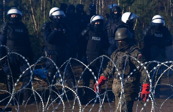 Belarus Poland Border Refugees