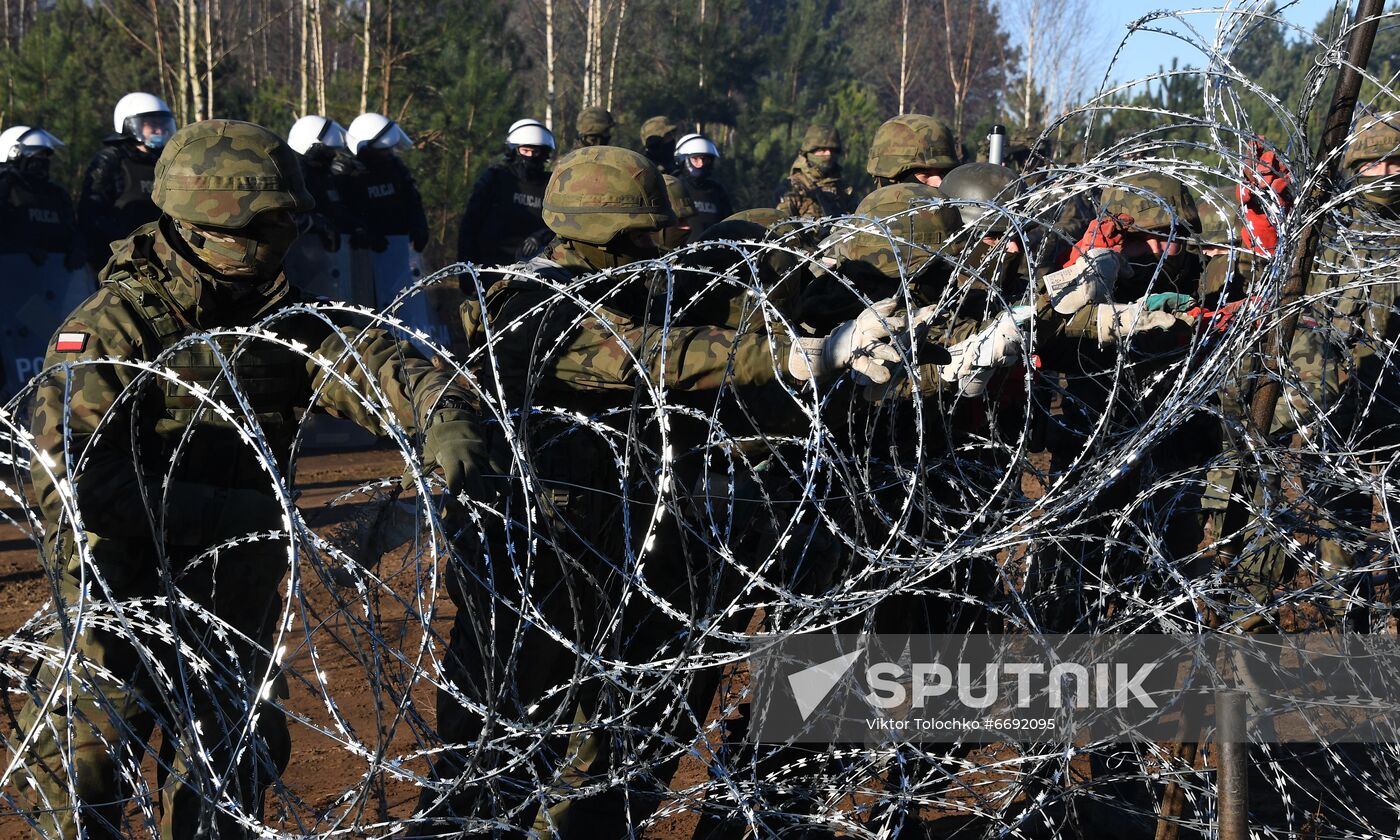 Belarus Poland Border Refugees
