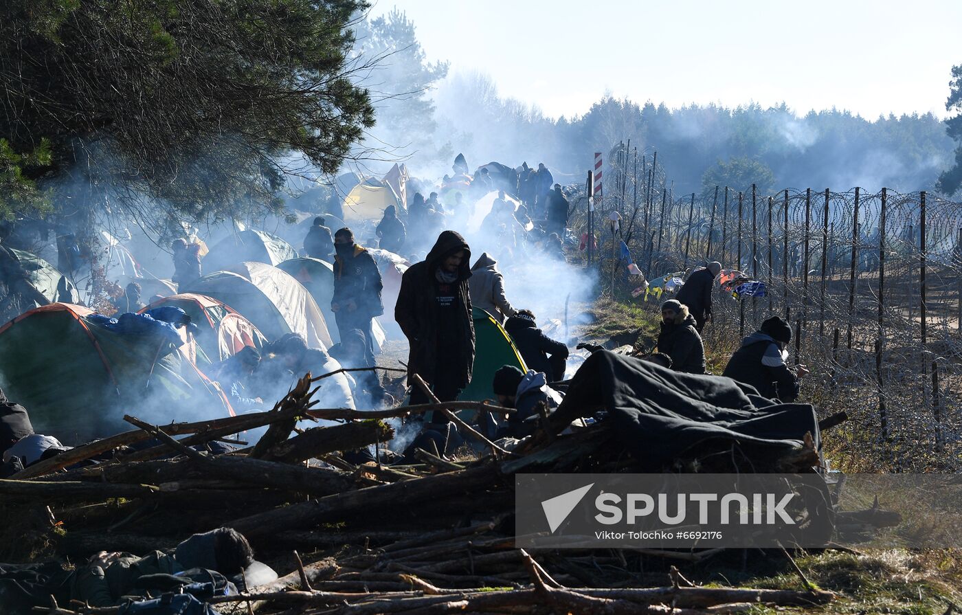Belarus Poland Border Refugees