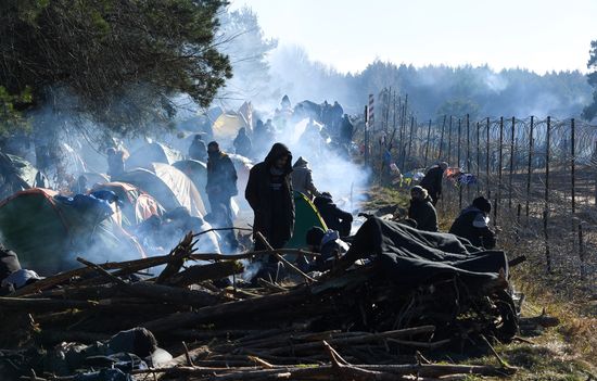 Belarus Poland Border Refugees