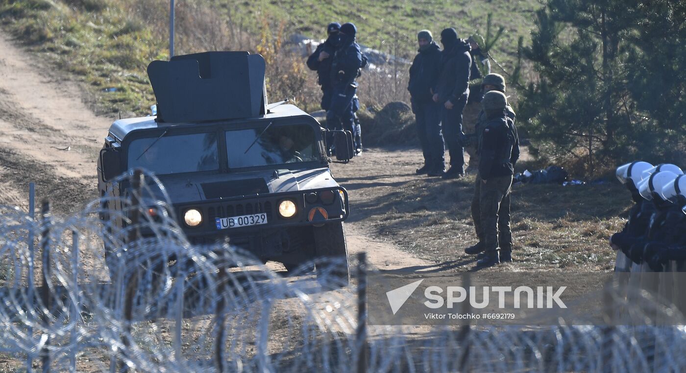 Belarus Poland Border Refugees