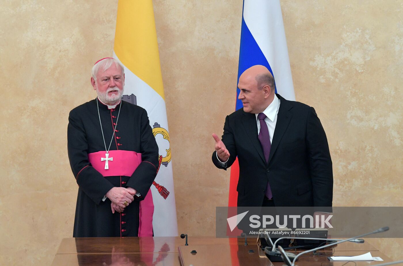 Russia Mishustin Vatican Diplomacy