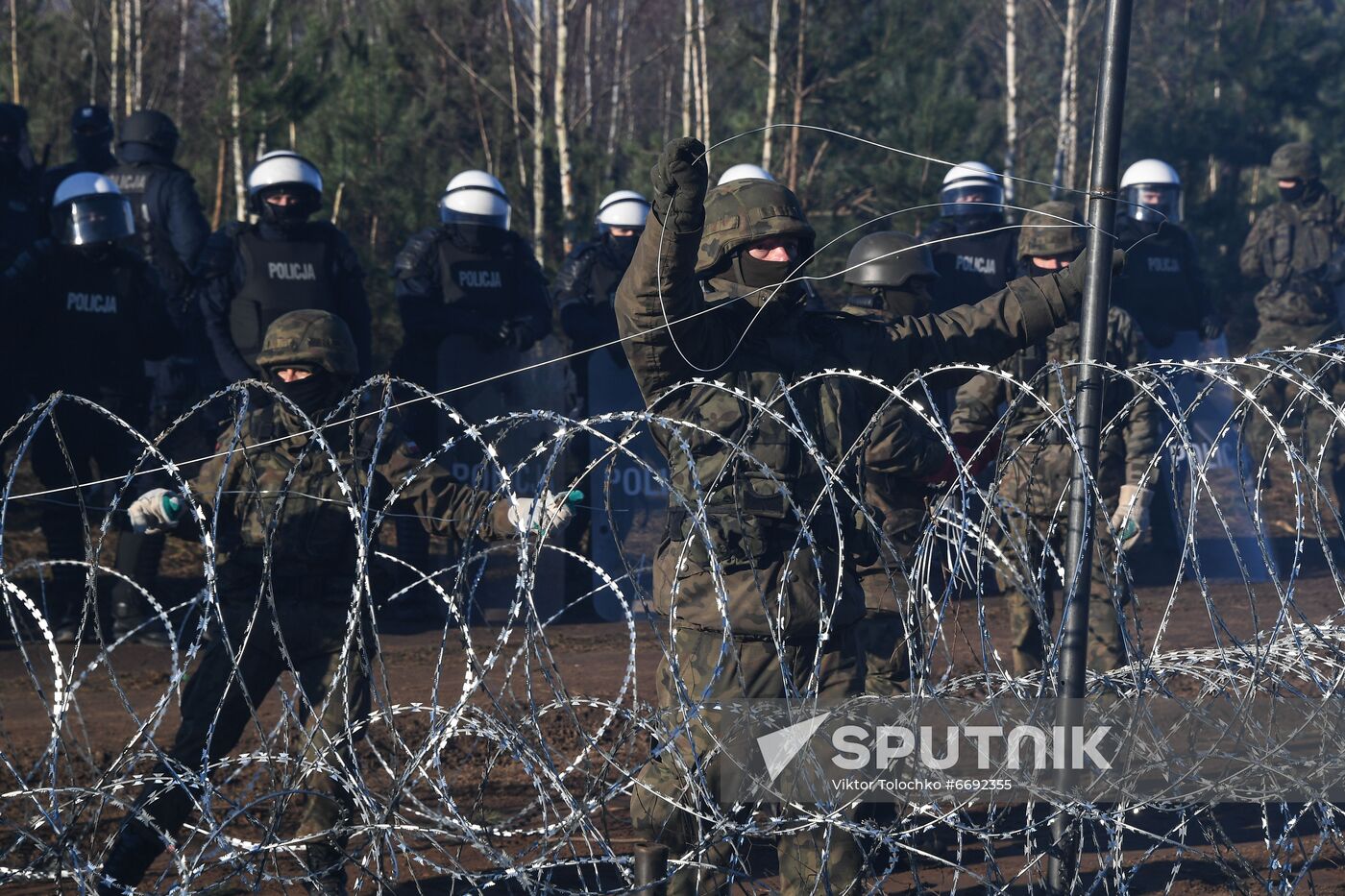 Belarus Poland Border Refugees