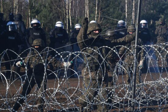 Belarus Poland Border Refugees