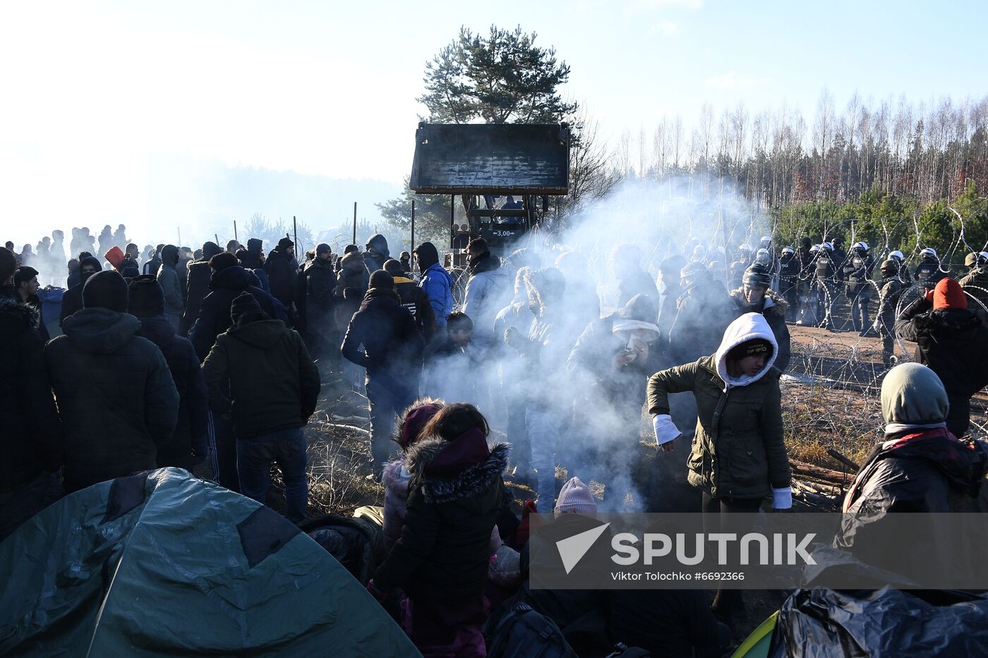 Belarus Poland Border Refugees