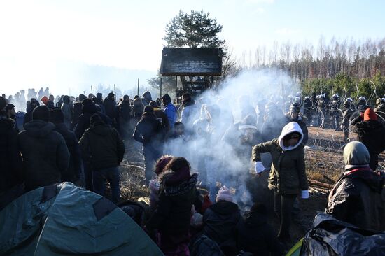 Belarus Poland Border Refugees