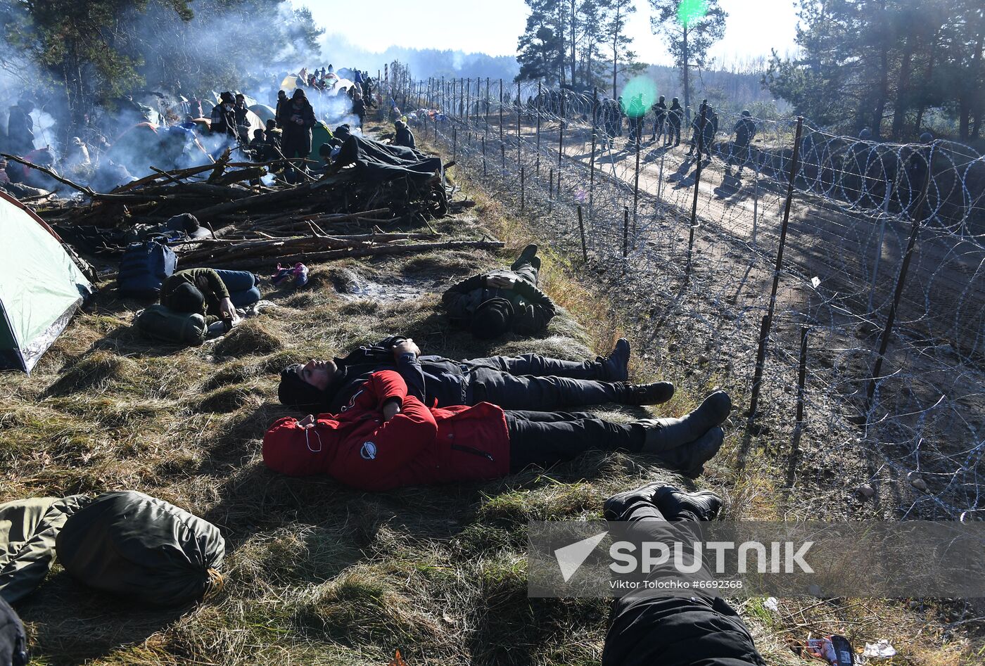 Belarus Poland Border Refugees