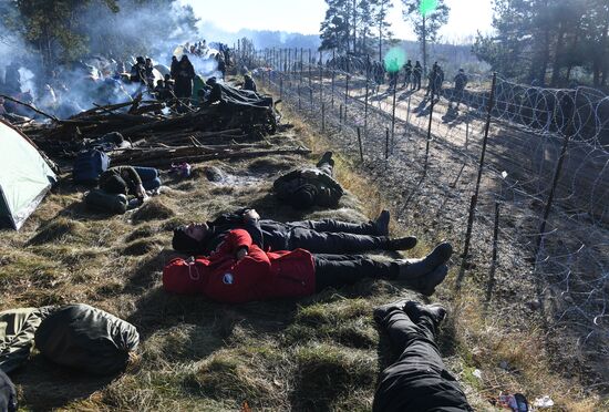 Belarus Poland Border Refugees
