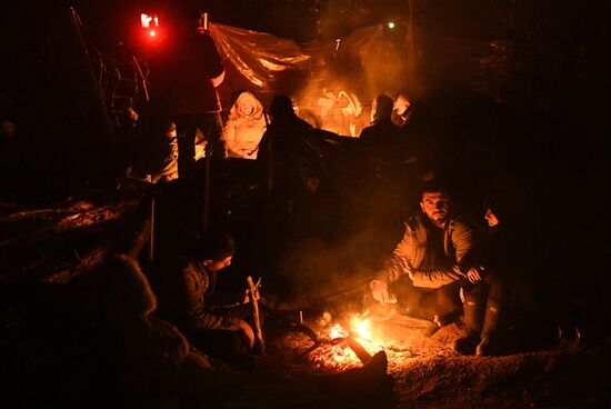 Belarus Poland Border Refugees