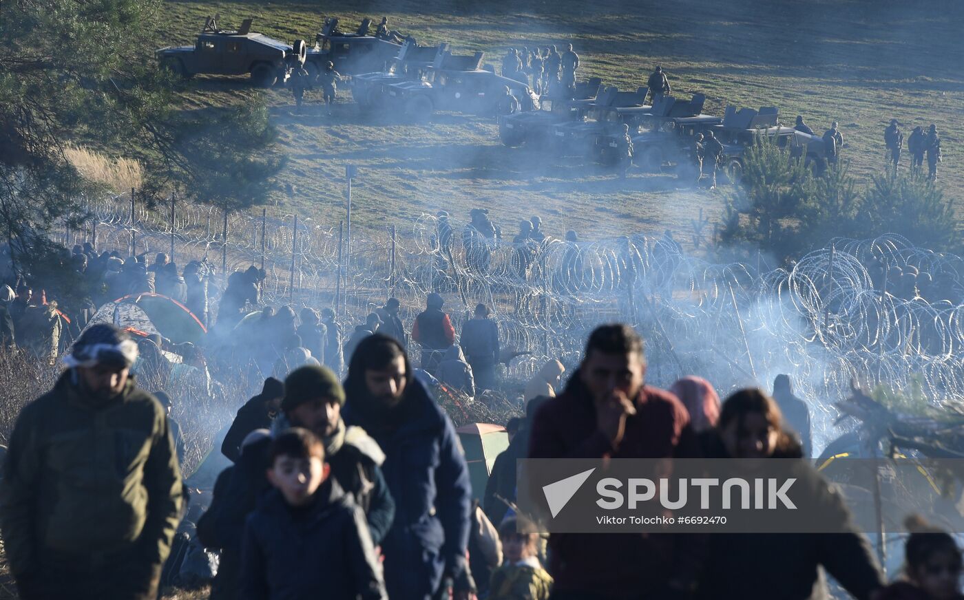 Belarus Poland Border Refugees