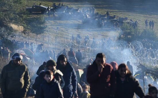 Belarus Poland Border Refugees
