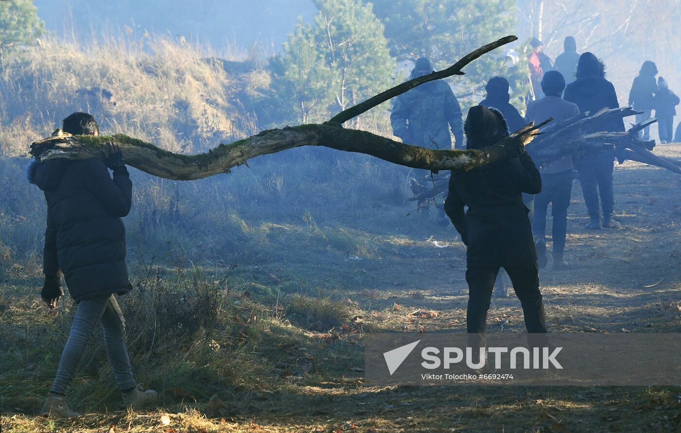 Belarus Poland Border Refugees