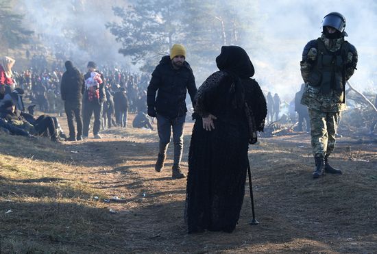 Belarus Poland Border Refugees